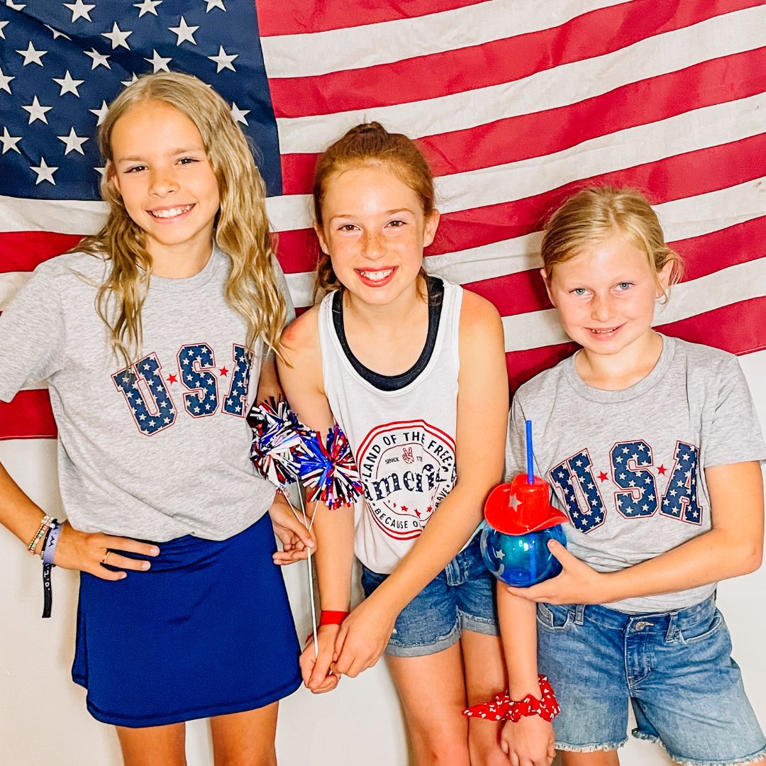 Girls America Tank Top