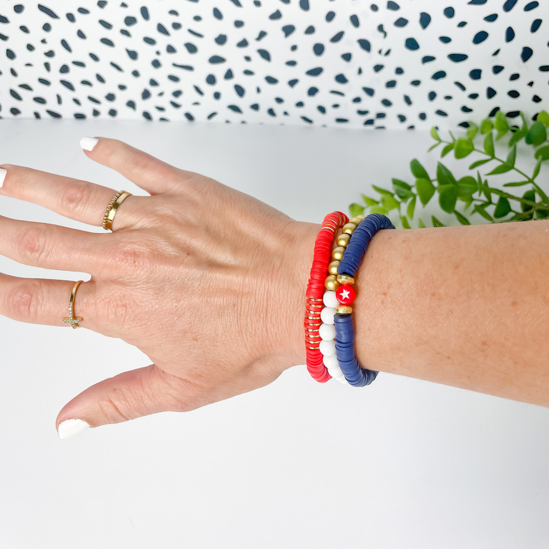 Patriotic Bracelet Stack