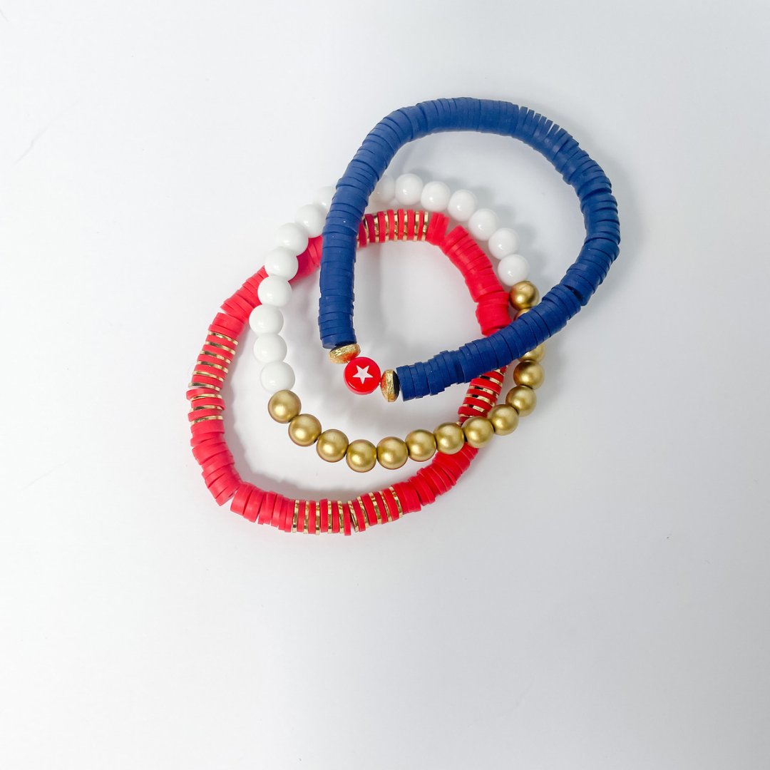 Patriotic Bracelet Stack